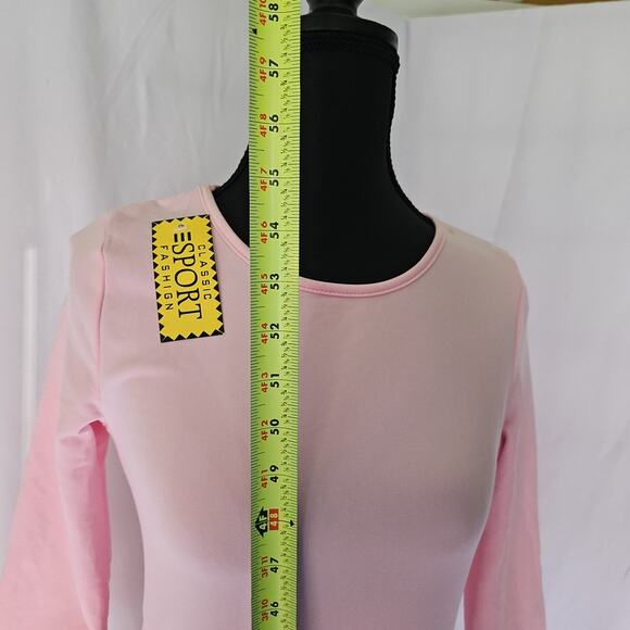 Pink stretchy fleece formal dress NWT *minor pilling see photos* size‎ small - Picture 11 of 16
